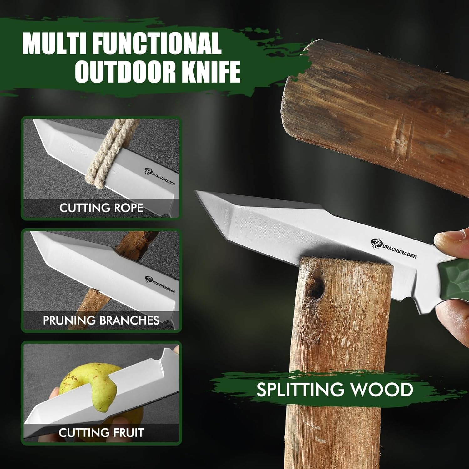 batoneo de cuchillo bushcraft