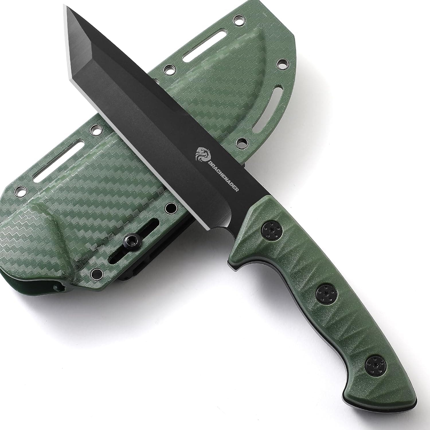 Cuchillo Drachenader tanto fulltang de cinturon
